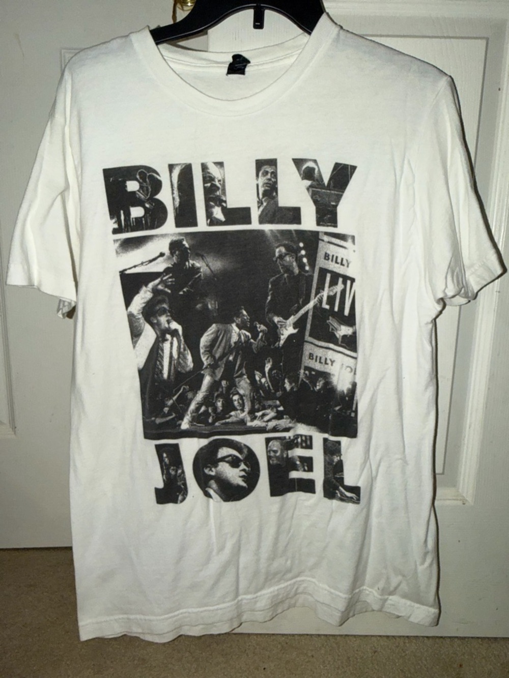 White Graphic Band T-Shirt - White